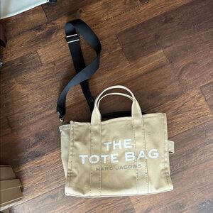 Marc Jacobs Tan Canvas Messenger Bag